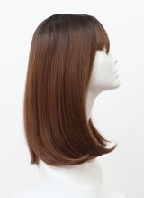 A118 Ombre Long Bob with Fringe