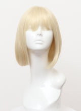 A125 - Classic Blonde Bob with Fringe