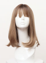 A126 - Dirty Blonde Shoulder-Length with Fringe