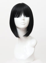 A128 - Classic Black Bob with Fringe