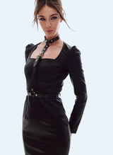 Zeta Dress - Leatherette