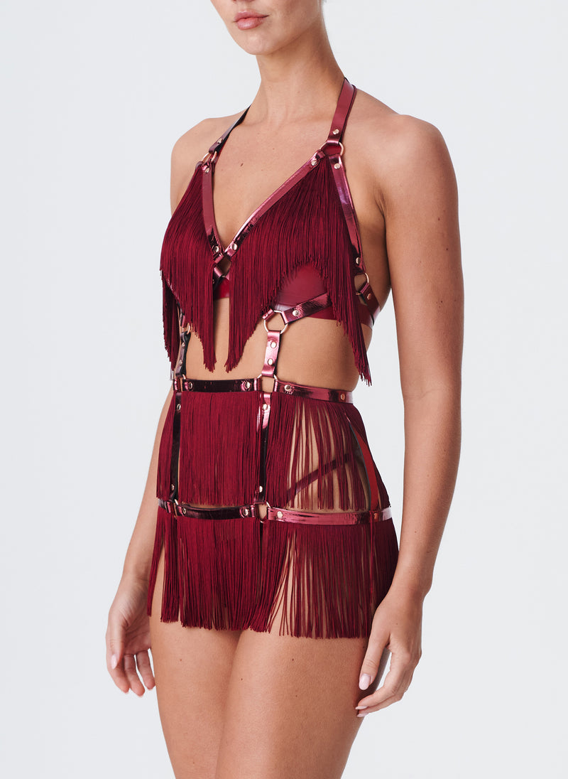 Cabaret Harness - Plum